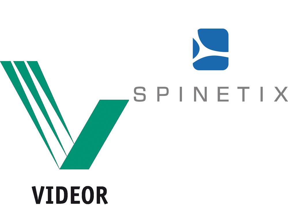 Distributor Videor ist nunexklusiver Spinetix Partner (Grafik: Videor; Spinetix Montage: invidis)