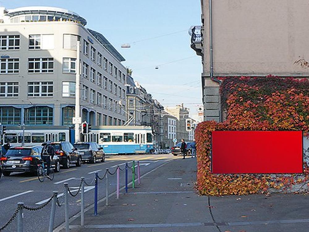 Plakatwand in Zürich (Foto: APG|SGA)