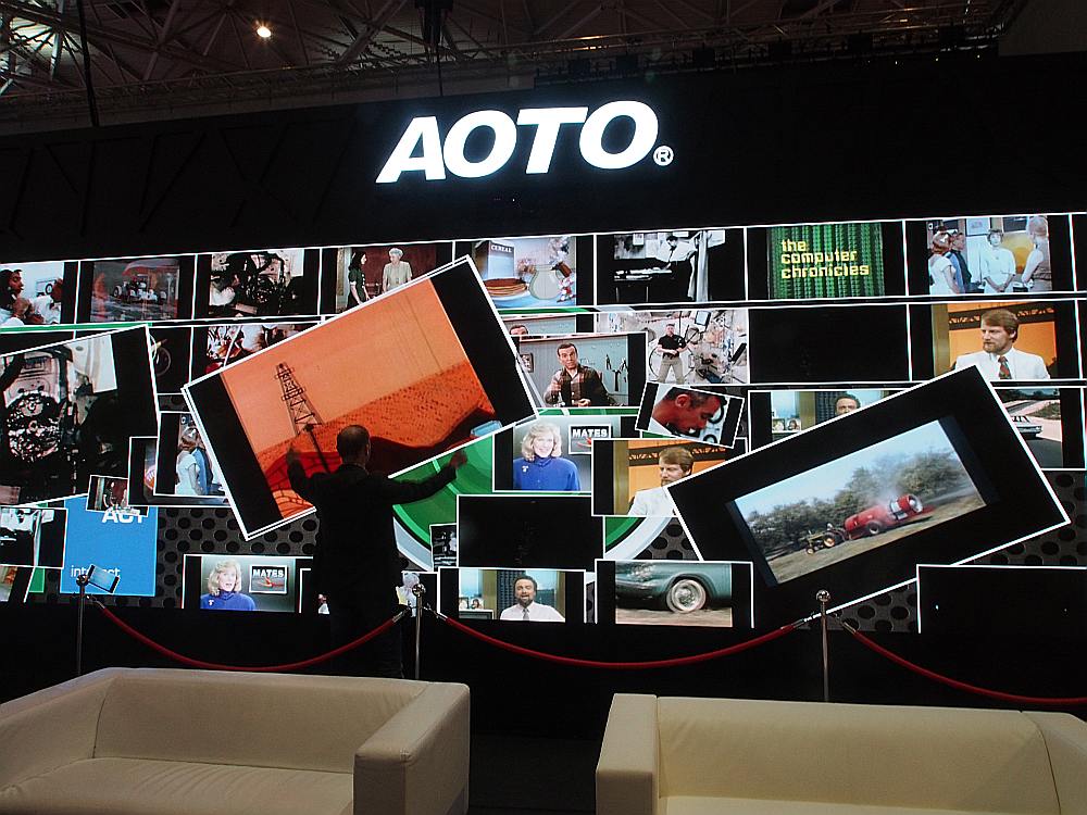 Diese Aoto LED Wall ist interaktiv - die Partner füe die Anwendung kommen aus Deutschland (Foto: invidis)