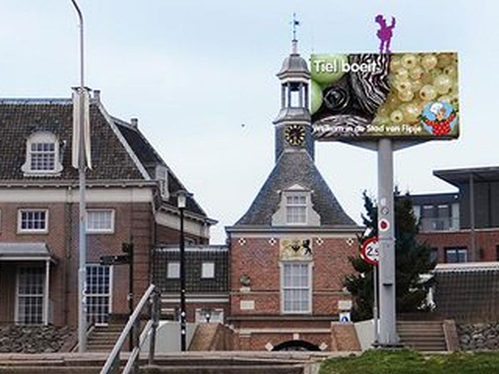 Großer LED Screen von OpgeLED in den Niederlanden (Foto: OpgeLED)