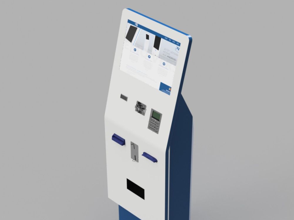 Zahlungssysteme ergänzen bei Kiosk Systems das Programm (Foto/ Rendering: Kiosk Solutions)