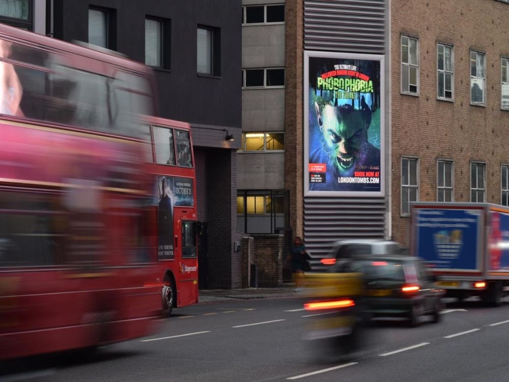 LED Screen von Kong Outdoor in Großbritannien (Foto: Kong Outdoor)