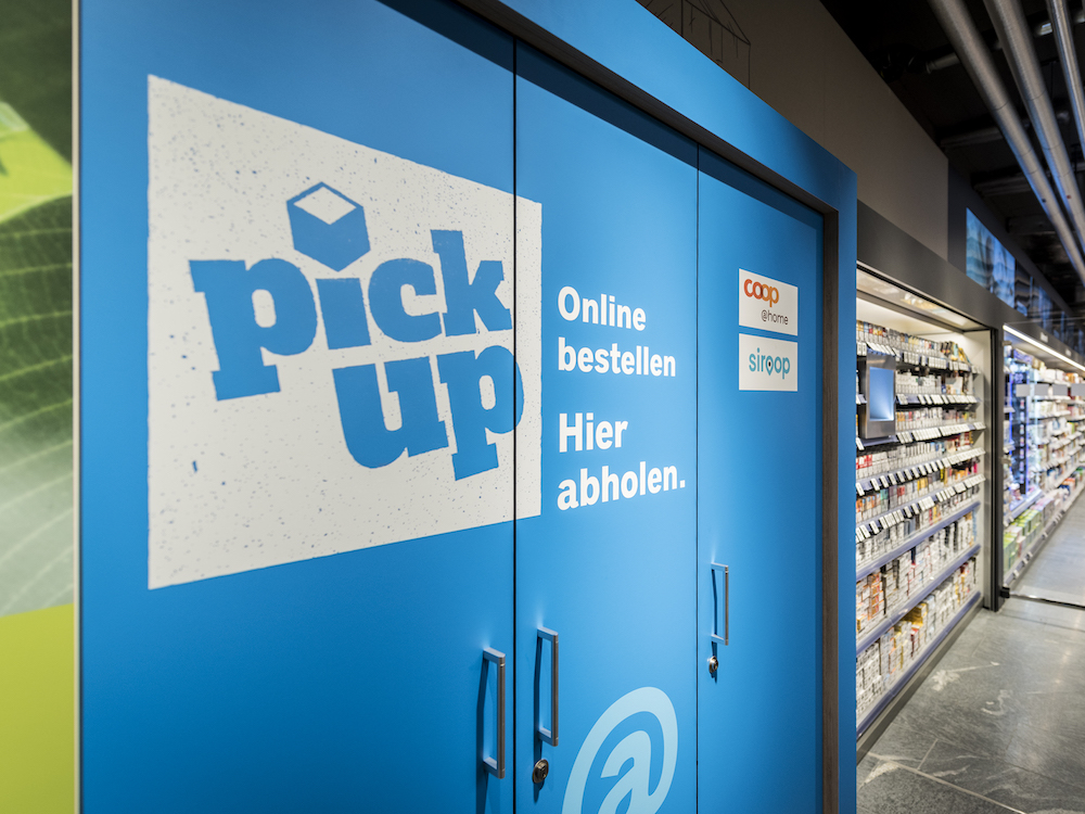 Gehen auf veränderte Kundenbedürfnisse ein - Pick up Stationen (Foto: Christoph Kaminski / Coop)