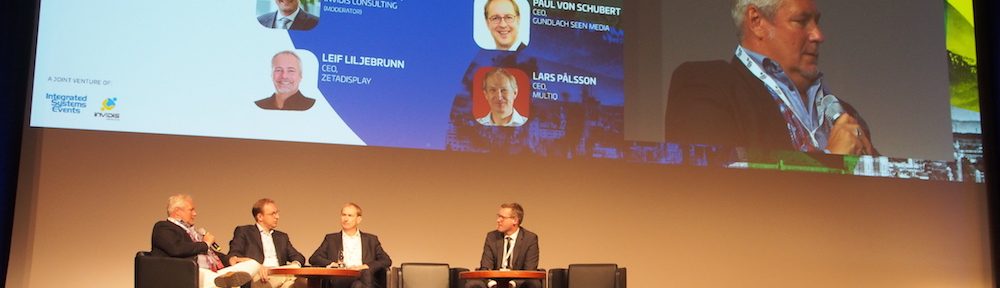 Leif Liljebrunn, Paul von Schubert, Lars Pålsson und Florian Rotberg sprachen über die Konsolidierung in der Branche (Foto: invidis)