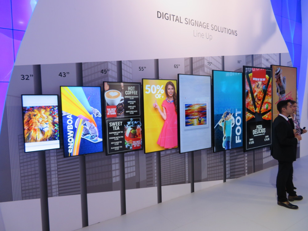 IFA 2017: Vestel präsentiert breites Digital Signage Angebot mit mehr als 20 professionellen Displays (Foto: invidis)