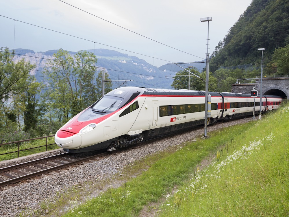 Zug der SBB am Gotthard (Foto: Gian Vaitl / SBB)