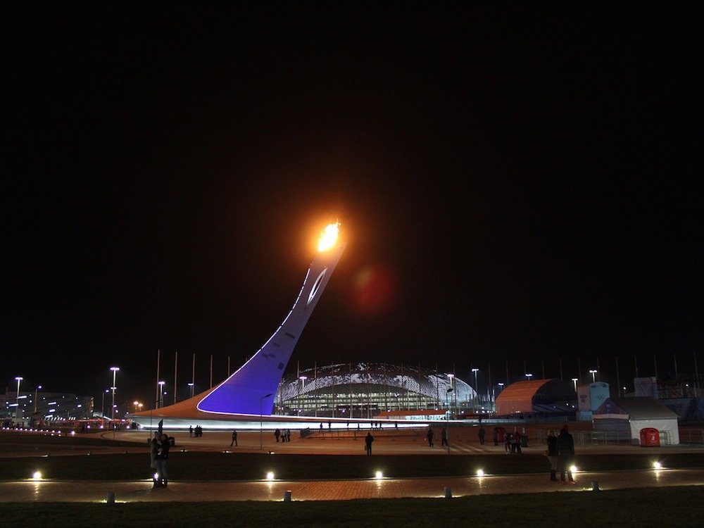 Olympische Flamme bei den letzten olympischen Winterspielen in Sotschi (Foto: Pixabay / alex1983)