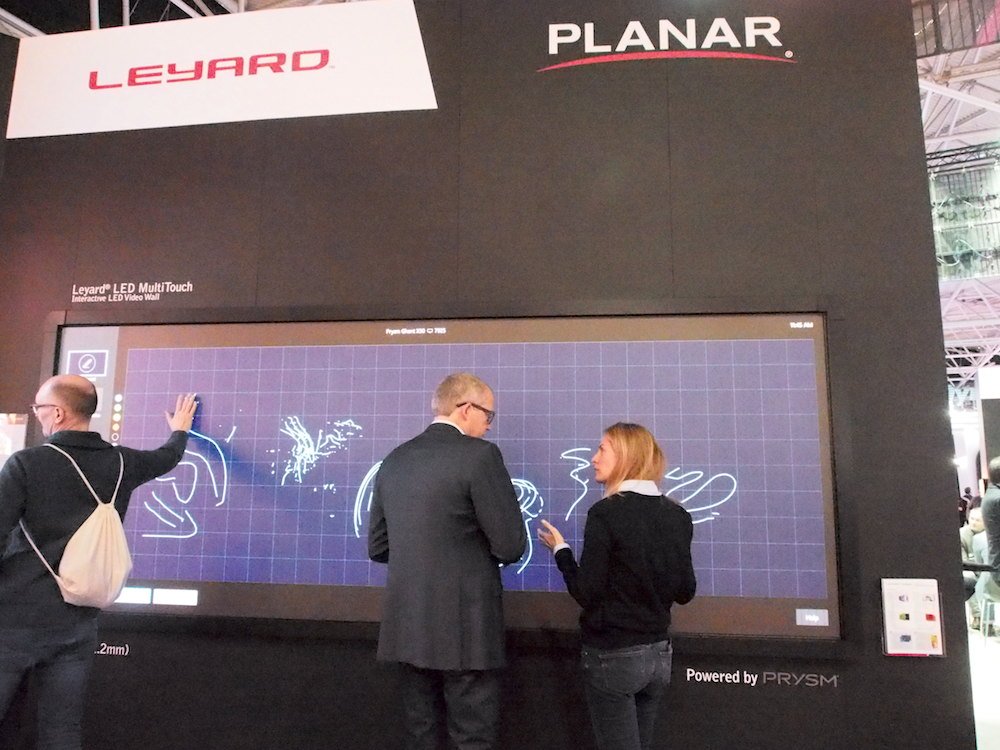 LED Multitouch bei Leyard (Foto: invidis)