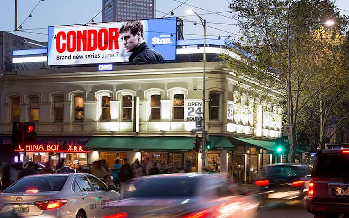 Neuer LED Screen "The Lonsdale" in Melbourne (Foto: Daktronics)