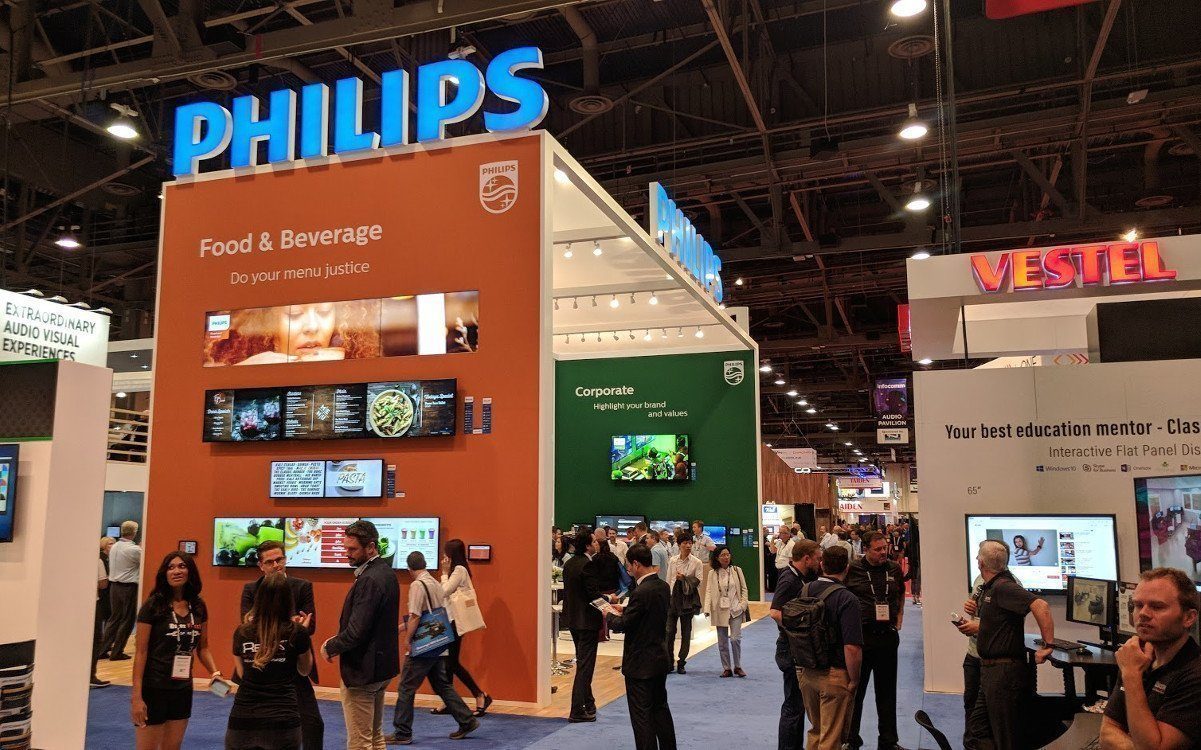 Philips auf der Infocomm 2018 (Foto: invidis)