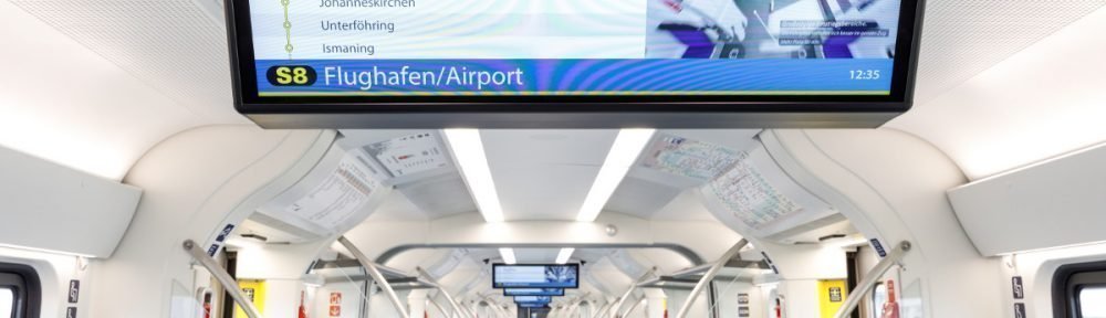 Über 4.000 neue Displays für Münchens S-Bahn (Foto: DB/BEG)