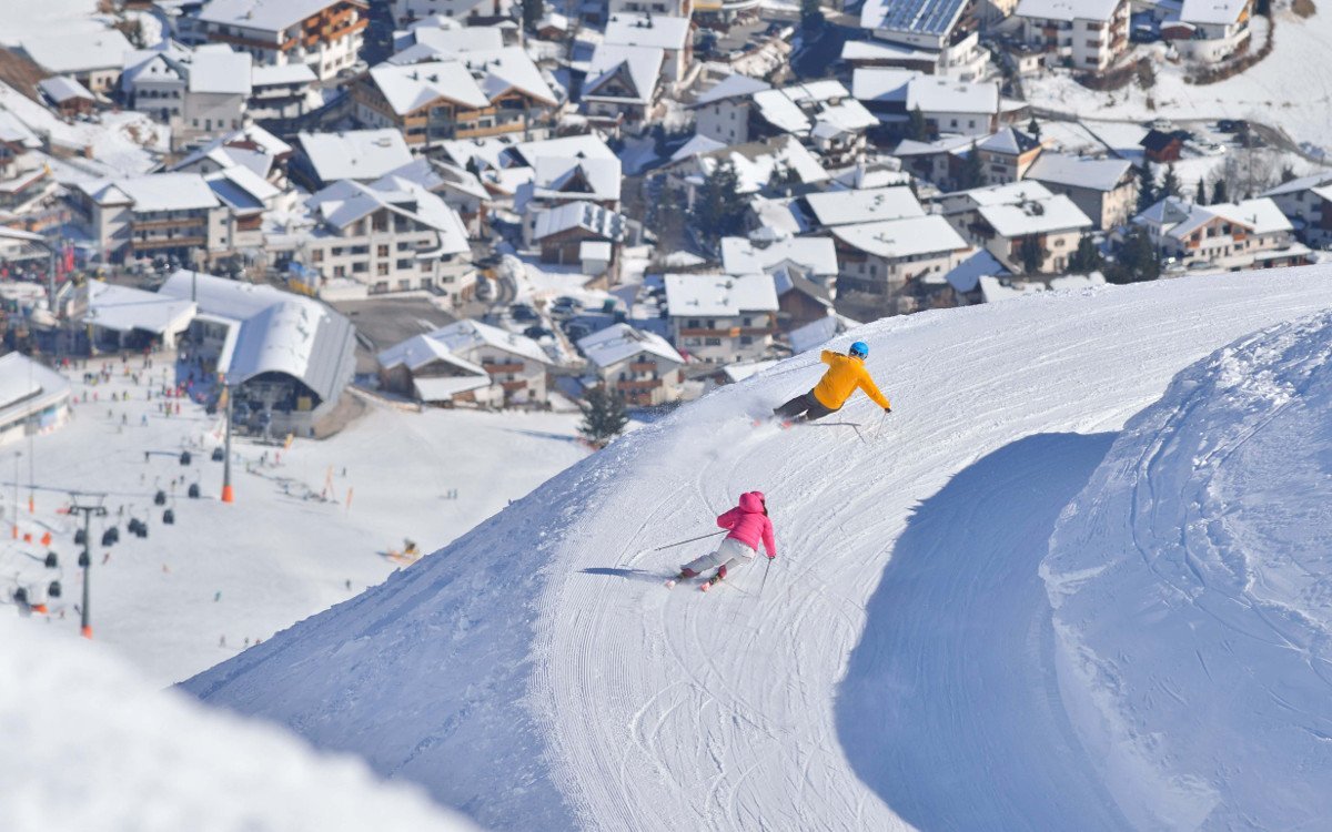 Serfaus-Fiss-Ladis - Skifahren oberhalb des Ortes (Foto: Sepp Mallaun)