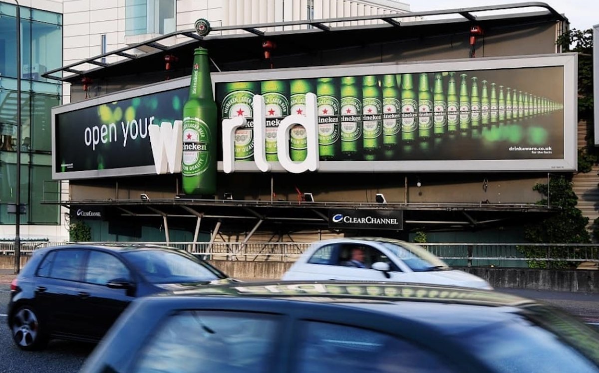 Out-of-Home Kampagne für den Werbungtreibenden Heineken (Foto: Clear Channel)