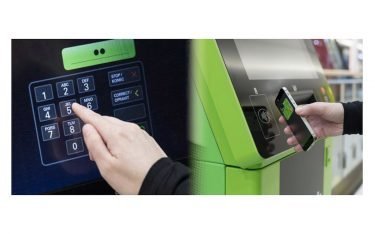 Kontaktloses Bezahlen wird auch über die grosse Touch Fläche ermöglicht (Fotos: Cryptera)