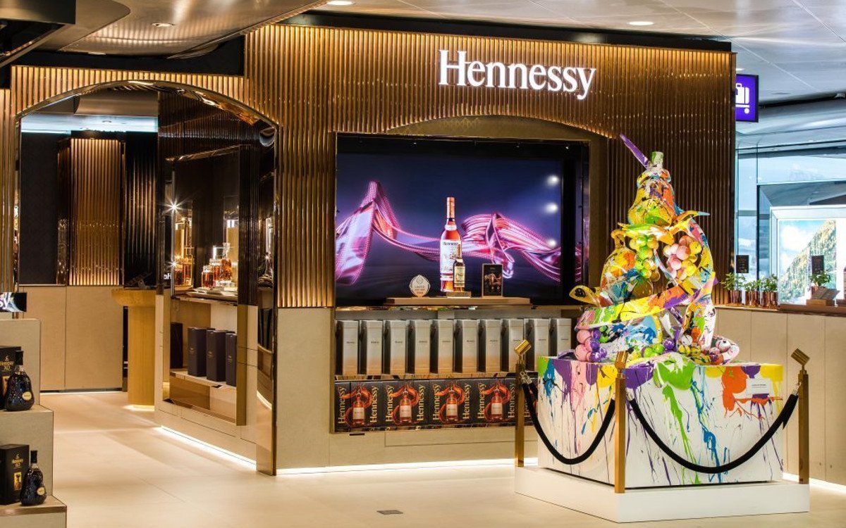 House of Hennessy Lounge am Flughafen Hongkong (Foto: Lagadere Travel Retail)