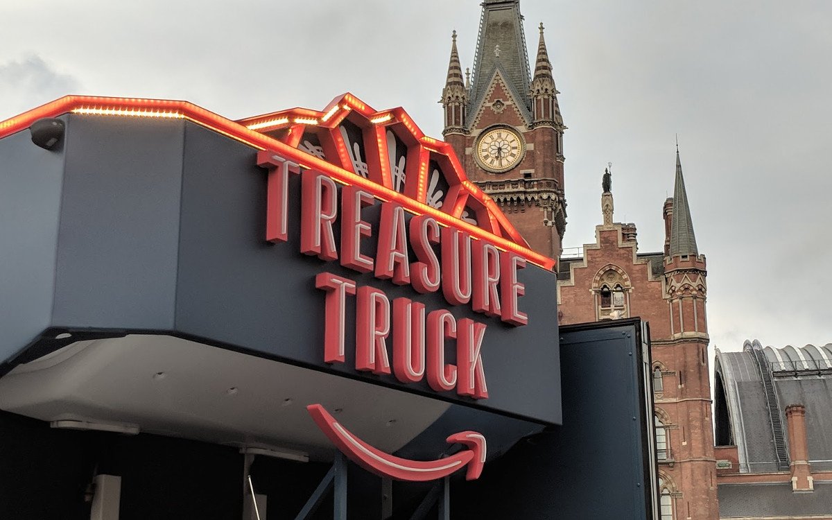 Amazon Treasure Truck in London (Foto: invidis)