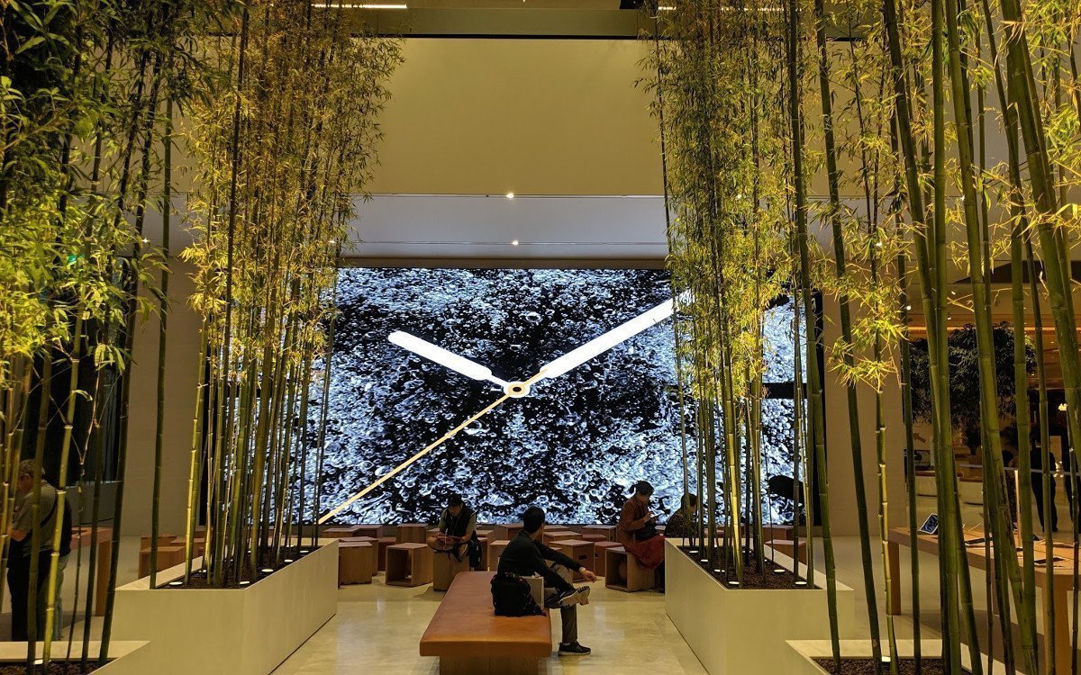 Das Digital Signage Highlight - MicroLED im Apple Cotai Central (Foto: invidis)