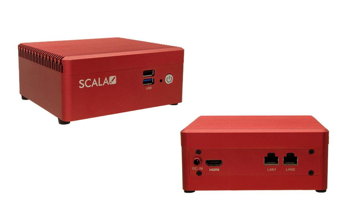 Der Content Accelerator ist Scalas Edge Server für Digital Signage (Fotos: Scala)