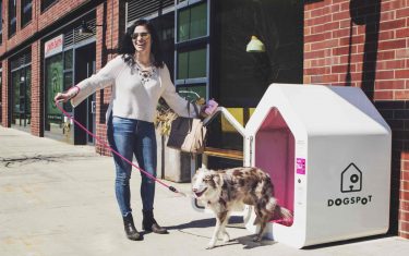 Wuff am PoS - Digitale Hundehütte von Dogspot (Foto: Dogspot)