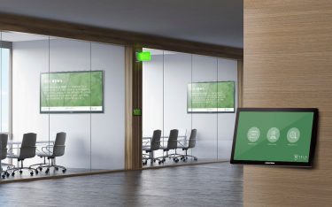 Collaboration und Door Signs treffen auf Digital Signage (Foto: Crestron)