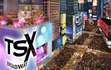 Erneut wird am Times Square ein rekordverdächtiger Screen installiert (Rendering: L&L Holding)