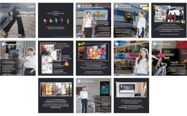 Digital Signage im Alltag (Fotos: Samsung)