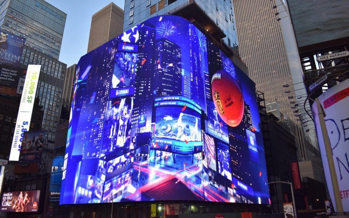 Mehr Pixel geht zur Zeit nicht - SNA Display am Times Square (Foto: SNA)