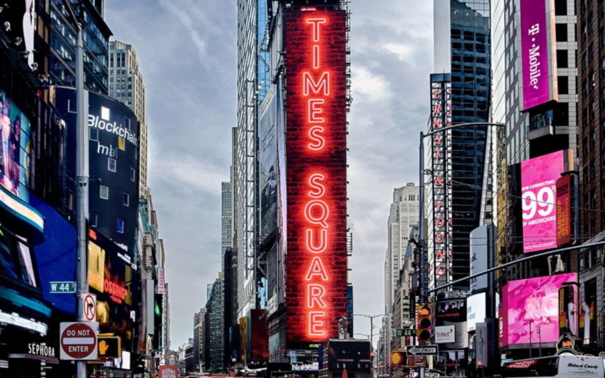 Mehr als 1080 m² Samsung LED am Times Square (Foto: Samsung)