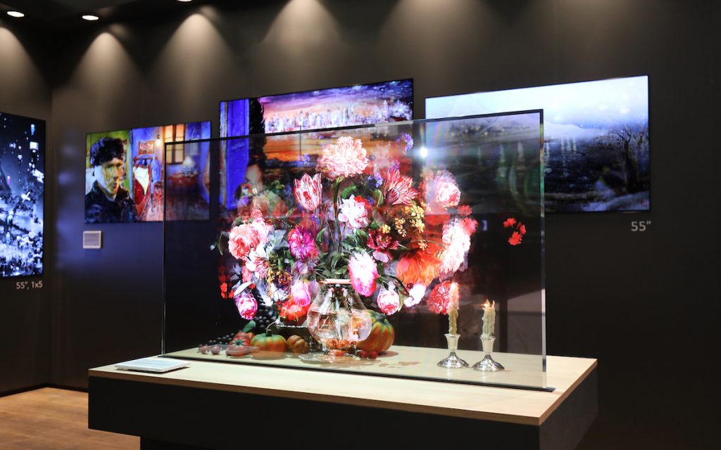Rental Lang AG launcht 4 Transparent OLED Screens invidis