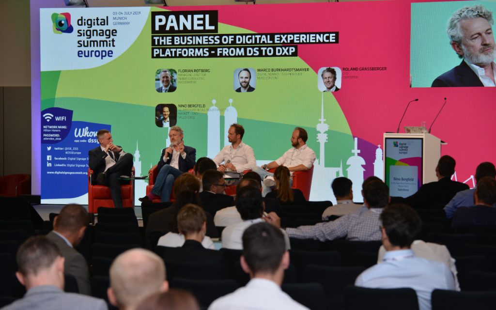 DXP-Panel auf der DSS Europe 2019 (Foto: invidis)