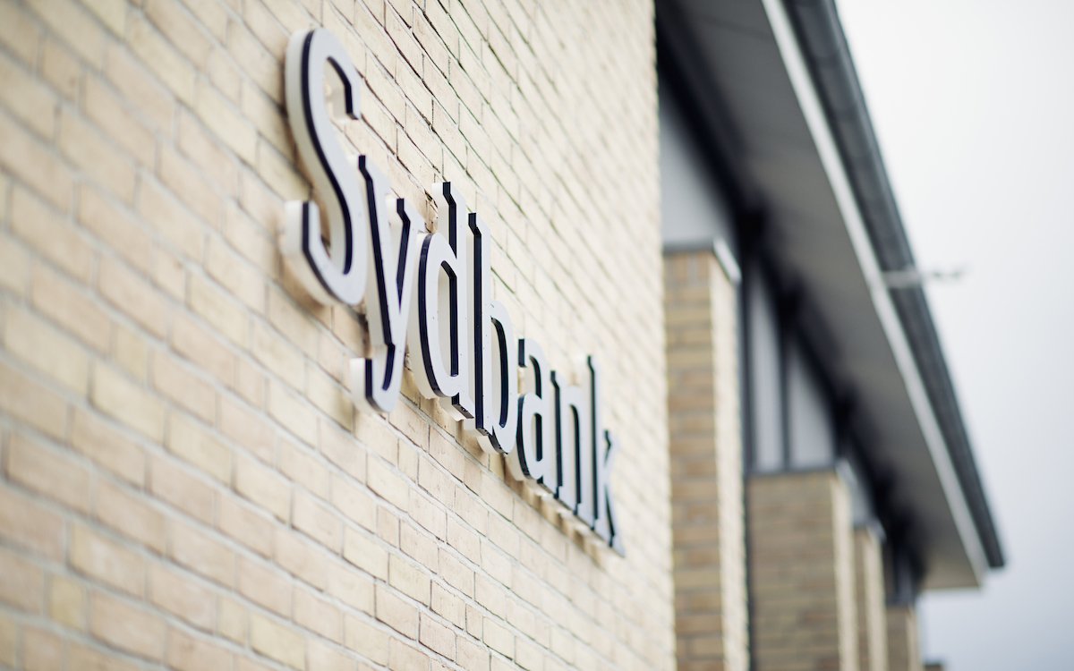 Eingang zu einer Filiale der Sydbank (Foto: Sydbank)