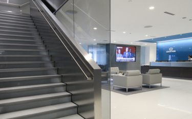 Lockton nutzt AV für Collaboration und als visuelles Aushängeschild (Foto: Baker Audio Visual)