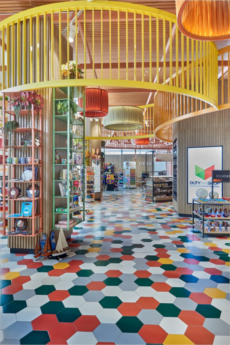 Barcelona Cruise Port Terminal: Spiralförmig-Digital ersetzt Linear