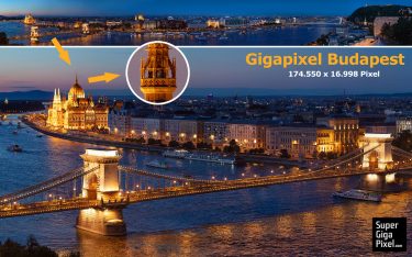 Ausschnitt aus dem SuperGigaPixel-Foto von Budapest (Foto: von Aichberger & Roenneke)