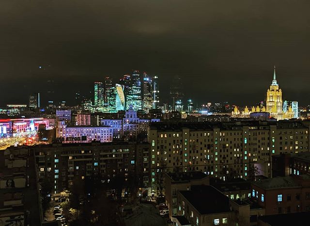 #moscow - skscraper meet Stalin architecture #invidis  #digitalsignage  #siteinspection