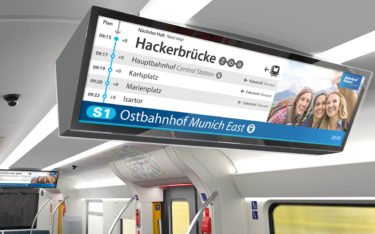DooH Und Information in den S-Bahnen in München (Foto: BEG)