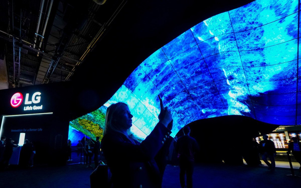 LG OLED Installation auf der CES 2020 - seit fünf Jahren eine Tradition (Foto: LG)