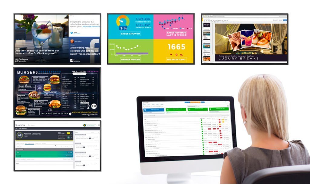 Signagelive Digital Signage für  Apps und Content invidis