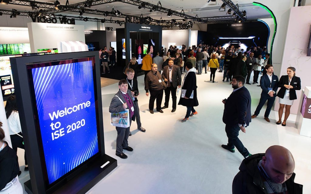 Samsung auf der ISE 2020 (Foto: Samsung)