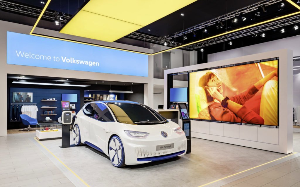 Volkswagen New Brand Design - neues Autohaus-Konzept (Foto: Volkswagen)