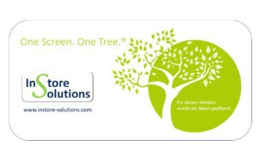 One Screen One Tree von Instore Solutions (Foto: Instore Solutions)
