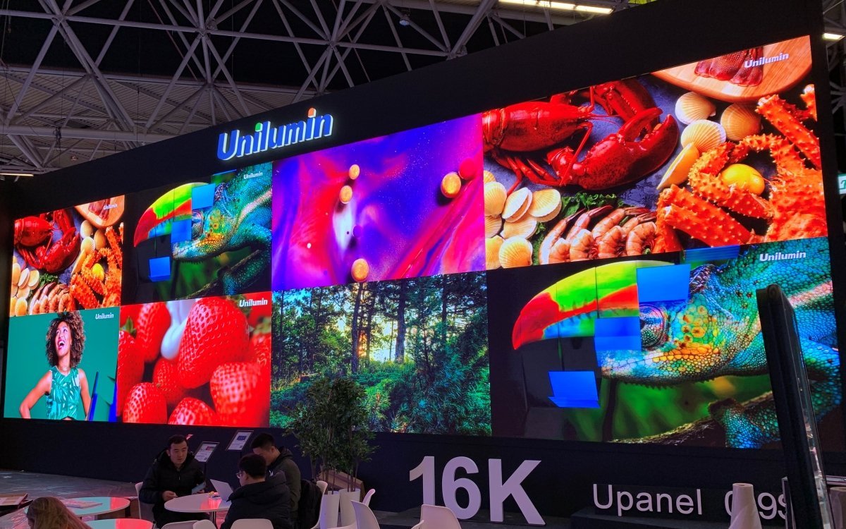 Unilumin - Chinas größter LED-Hersteller auf der ISE (Foto: invidis)