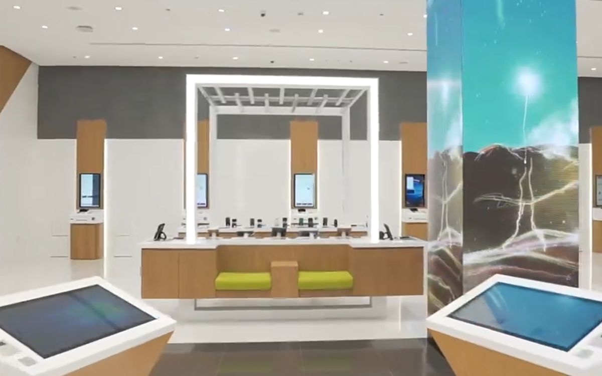 Etisalat's neuer Concept Store im Mirdif City Center in Dubai (Foto: Screenshot)