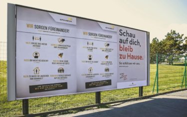 Die Epamedia Corona-Kampagne startet in Österreich auf rund 10.000 Plakaten (Foto: Epamedia)
