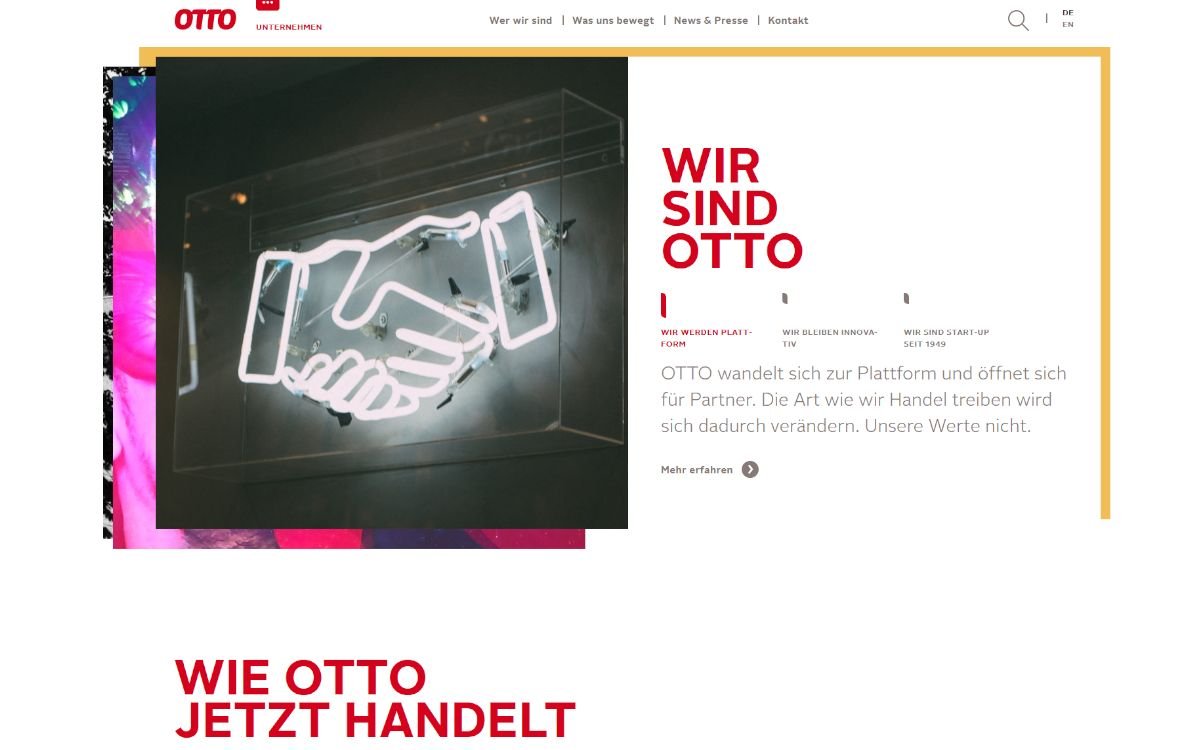 Konkurrenz für Amazon: Deutschlands größter Online-Händler otto.de wird zum Marktplatz (Foto: Screenshot)