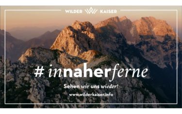 Werbung des Tourismusverbandes Wilder Kaiser für die Peakmedia DooH-Screens in ganz Österreich (Foto: Peakmedia/Wilder Kaiser)