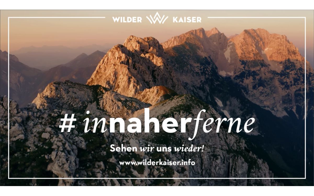 Werbung des Tourismusverbandes Wilder Kaiser für die Peakmedia DooH-Screens in ganz Österreich (Foto: Peakmedia/Wilder Kaiser)