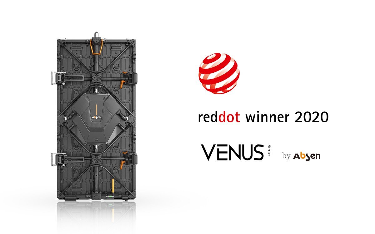 Die Venus-Serie von Absen speziell für Rental-Staging gewinnt den Red Dot Design-Award (Foto: Absen)
