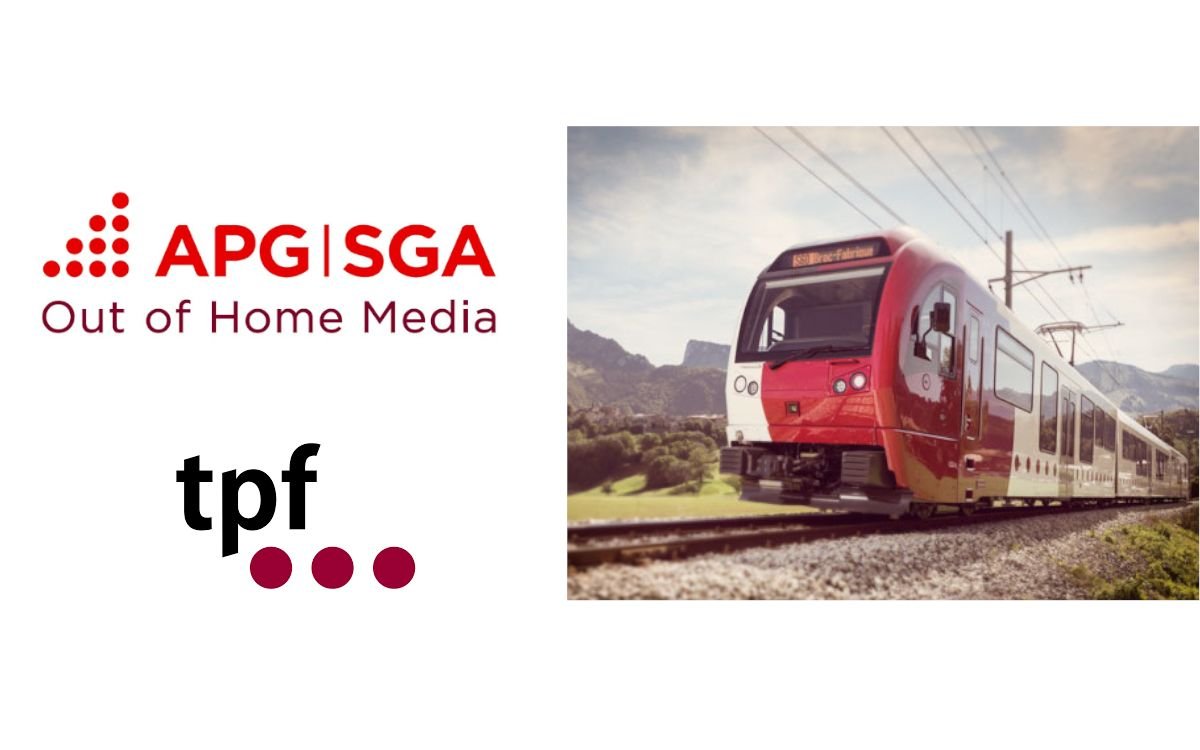 Die APG|SGA vermarktet auch weiterhin die Werbeflächen der FreiburgischenVerkehrsbetriebe TPF (Foto: APG|SGA/TPF)