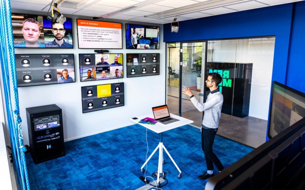 Digital lehren: CTouchs neuer virtueller Schulungsraum am Standort Eindhoven in den Niederlanden (Foto: CTouch)